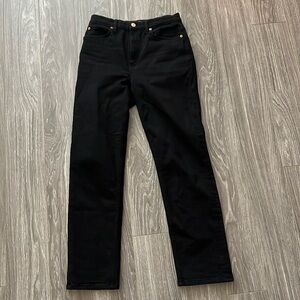 Re-Done straight leg black jeans size 27
